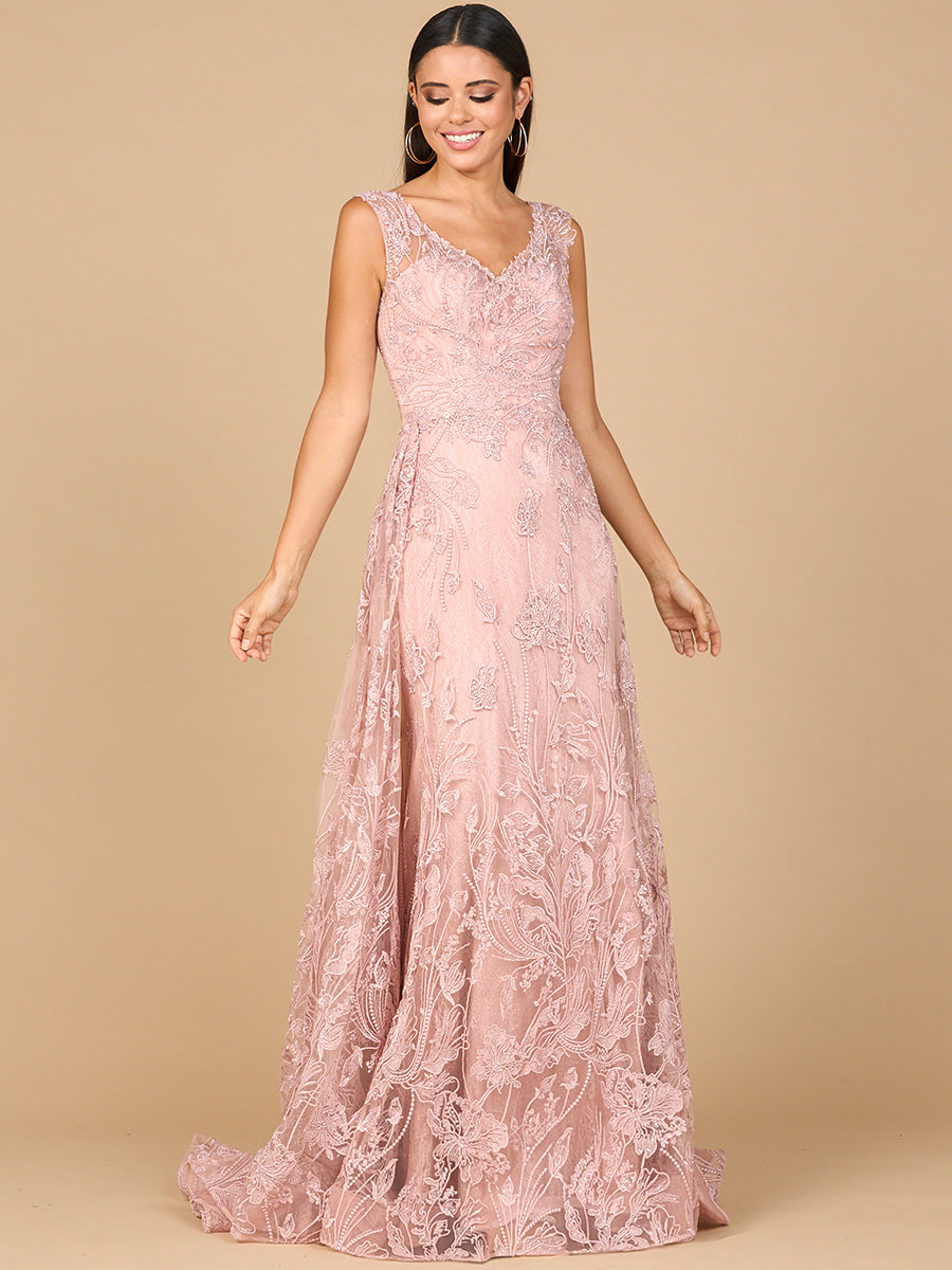 Lara 29633 - Gorgeous Overskirt Dress with Long Sleeves