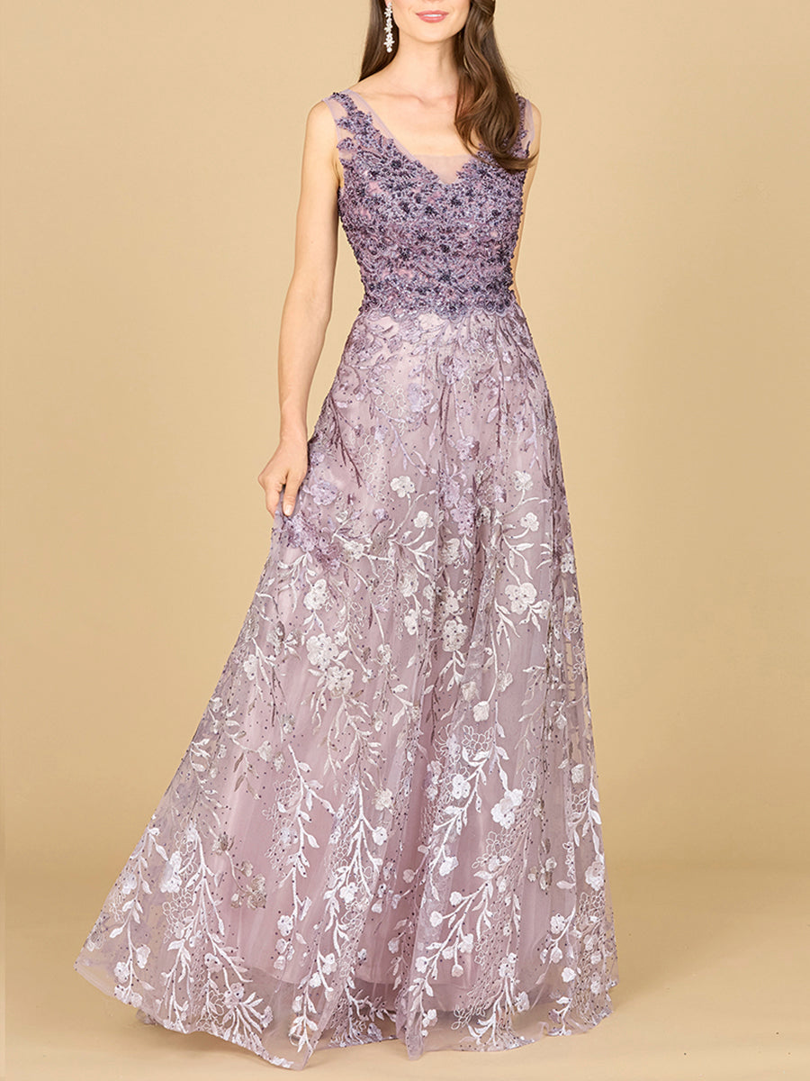 ombre lace dress Ivonne-D ID316