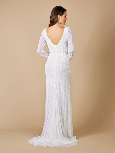 Lara Gigi Romantic Long Sleeve Wedding Dress