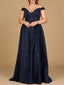 Tonal Beaded Off Shoulder Ballgown – Lara New York