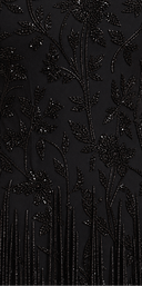 Beaded Mini Dress with Fringe | 28832
