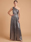One Shoulder Metallic Dress | 28844