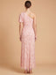 3D Floral Embellished One Shoulder Gown | 28848