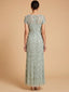 3D Floral Embellished Gown with Cap Sleeves | 28850