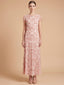 3D Floral Embellished Gown with Cap Sleeves | 28850