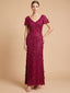 3D Floral Embellished Gown with Cape Sleeves | 28852