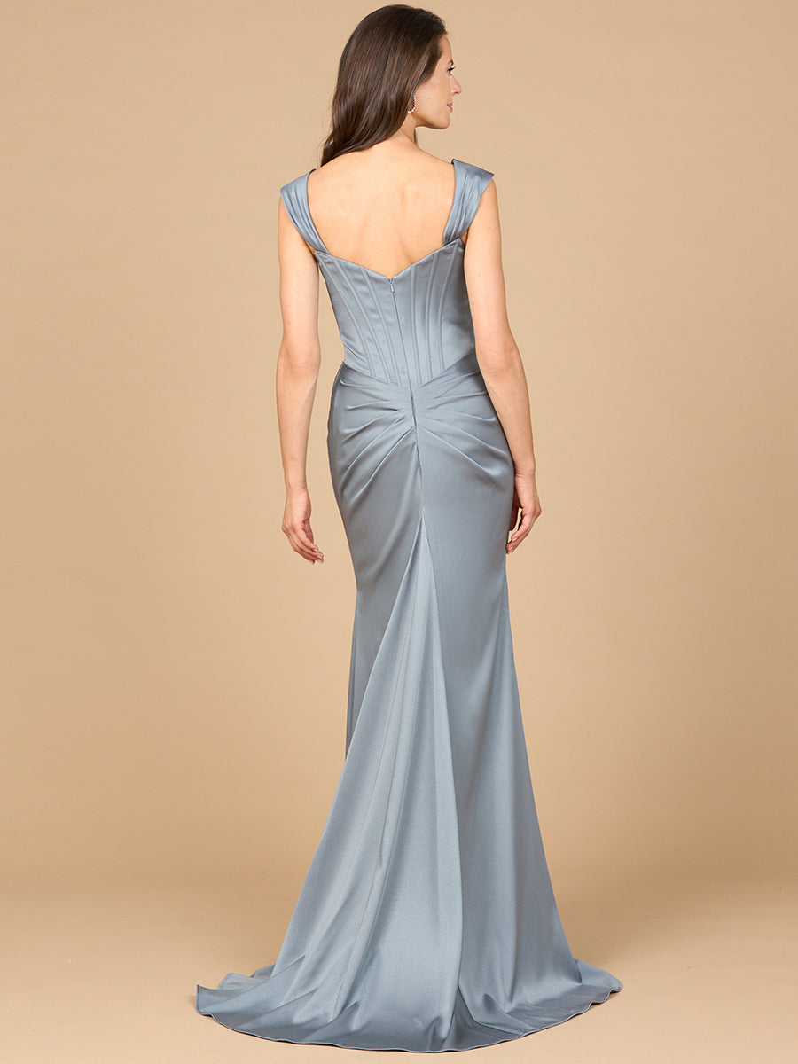 Lara 28915 - Sleeveless Corset Gown