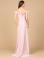 Off Shoulder Satin Gown