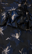 Strapless Brocade Gown with Bolero
