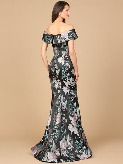 Lara 28919 - Fitted, Mermaid Brocade Gown