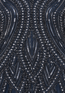 Cap Sleeve Beaded A-Line Gown