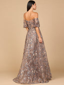 Off Shoulder Lace Ballgown