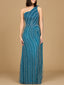 One Shoulder Fitted Gown