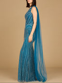 One Shoulder Fitted Gown