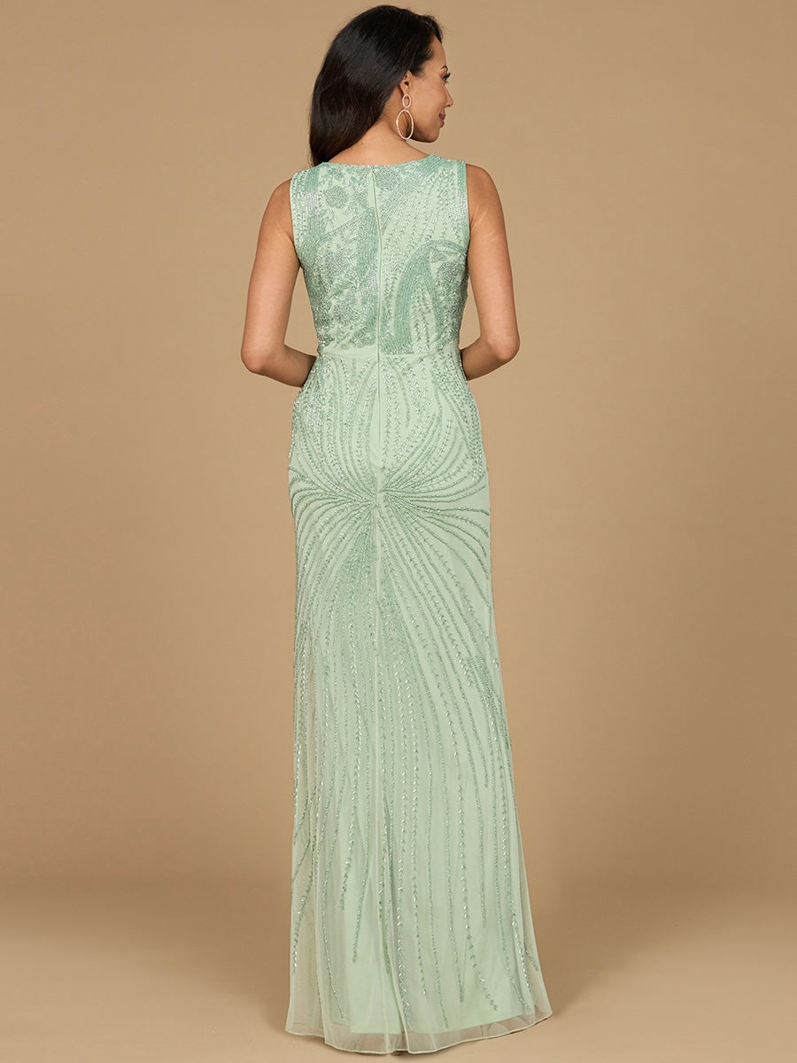 Lara 28976  - Asymmetrical, Beaded Gown