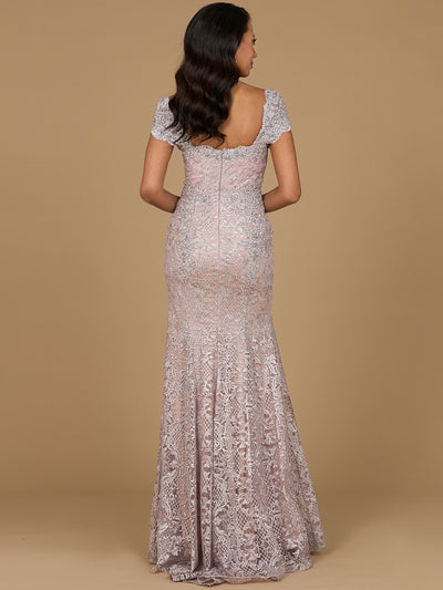 Lara 28980- Fitted Lace Mermaid Gown