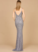 V-Neck Fitted Gown | 29006