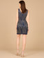 Sleeveless Beaded Short Dress