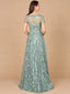 Tonal Lace Ballgown