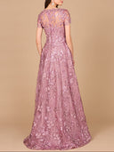 Tonal Lace Ballgown