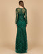 Long Sleeve Lace Gown | 29050