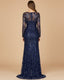 Long Sleeve Lace Gown | 29050