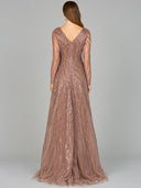 Modest Long Sleeve Ball Gown