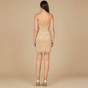 Spaghetti Strap Cocktail Dress with Fringes