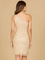 One Shoulder Cocktail Gown  - OUTLET