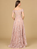 Off Shoulder A-Line Gown | Lara 29122