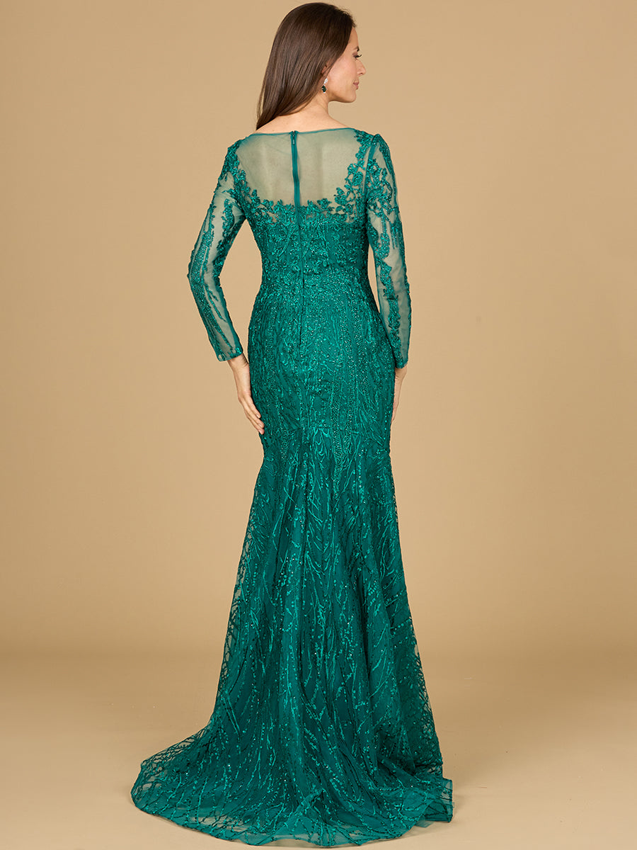 Lara 29131 - Mermaid, Long Sleeve Lace Gown