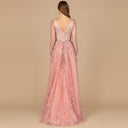 Elegant Overskirt Dress with Long Sleeves
