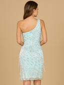 Lara 29140 - One Shoulder Cocktail Dress-Dresses-Lara-Lara