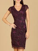 Cap Sleeve Embellished Dress
