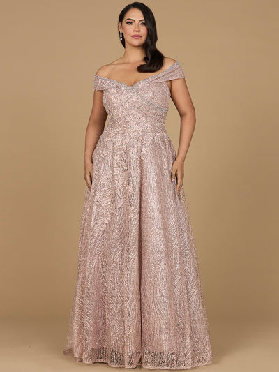 Lara 29191 - Off Shoulder A-Line Gown