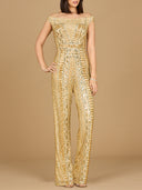 Beaded Off Shoulder Jumpsuit