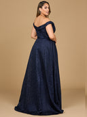 Tonal Beaded Off Shoulder Ballgown | 29349