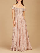Off Shoulder A-line Gown | 29354