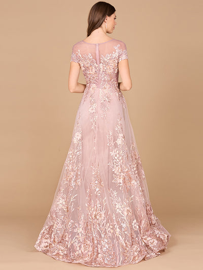 Lara 29619 - Beautiful Lace Applique A-line Ball Gown