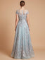 Beautiful Lace Applique A-line Ball Gown | Lara 29619