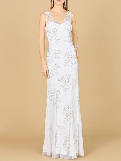 Lara 51182 Floral Beaded Bridal Gown