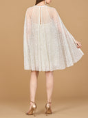 Beaded Bridal Cape Dress | 51192