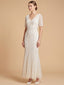 Embellished Bridal Gown with Cape Sleeves | 51221