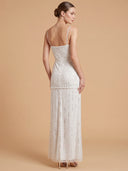 Lara Beaded Spaghetti Strap Two Piece Gown | 51228
