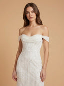 Off Shoulder Corset Bridal Gown | 51238