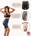 High Waist Light Shaping Bike Short | Satin 4-Way Stretch with Built-In Panty - Style 518