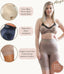 High Waist Light Shaping Bike Short | Satin 4-Way Stretch with Built-In Panty - Style 518