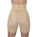 Style 6207 |  No Roll High Waist Lace Thigh Slimmer with Extra Firm Support