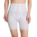 Style 6209 | Breathable High Waist Thigh Slimmer | No Roll Power Mesh Hourglass Shaper |  Firm to Extra Firm Support
