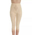 Style 6265 | Waistline Capri Pant Liner with Tummy Control Panel| Memory Compression Fabric | Medium Support